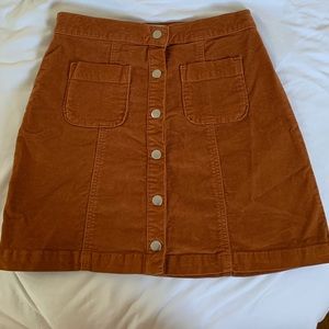 super cute, corduroy mini skirt!